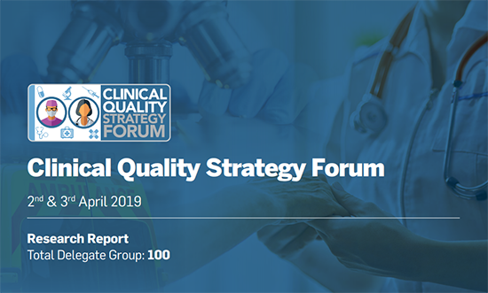 Clinical Quality Strategy Forum (April 2019)